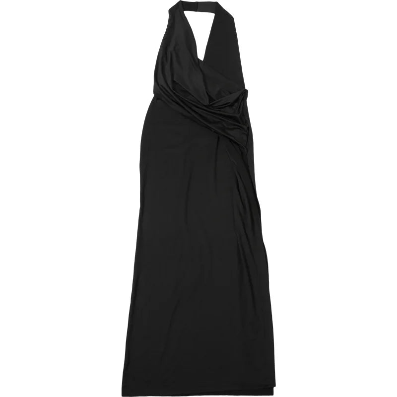 Deep V Maxi Dress