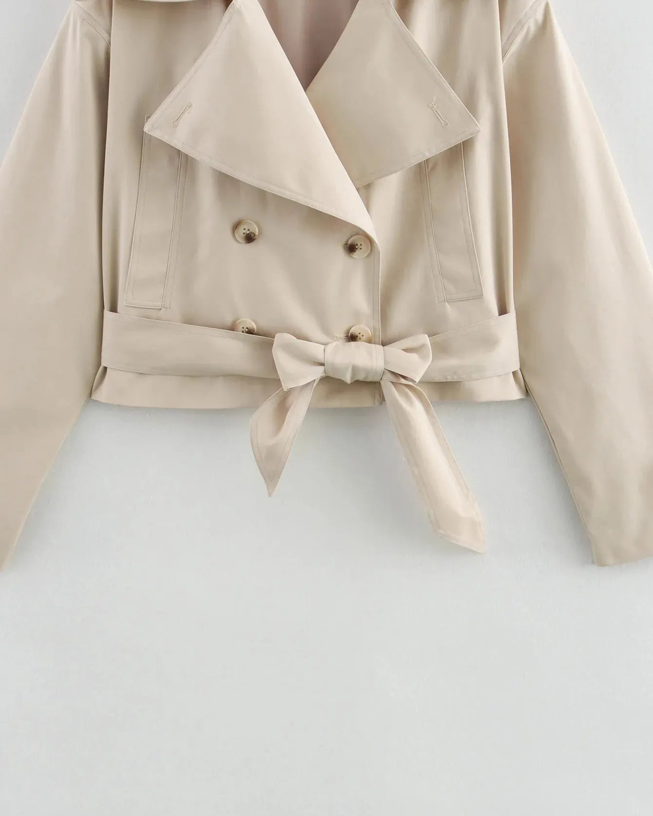 Cropped Trench Coat