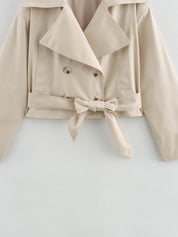 Cropped Trench Coat