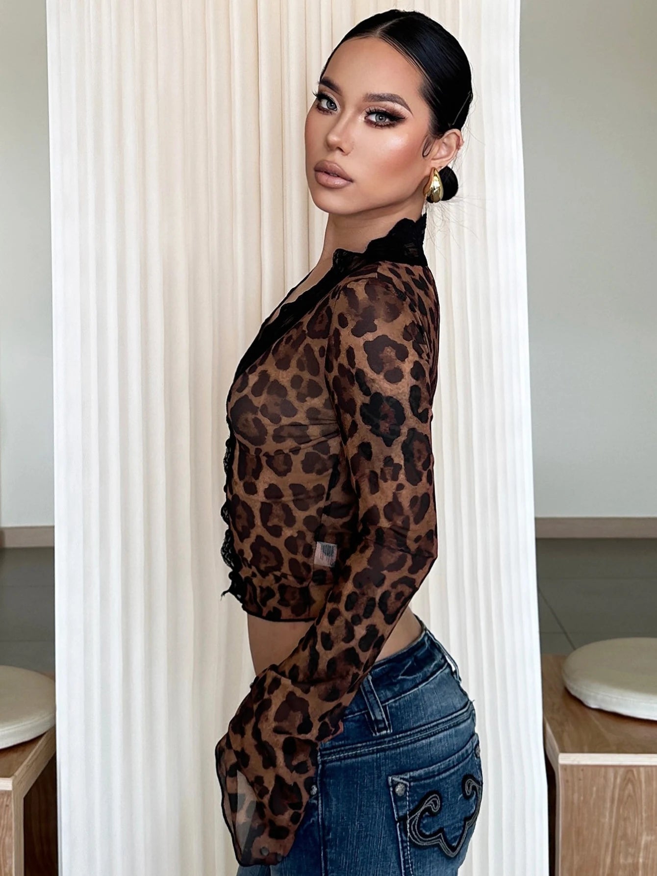 Kelsey Lace Mesh Top