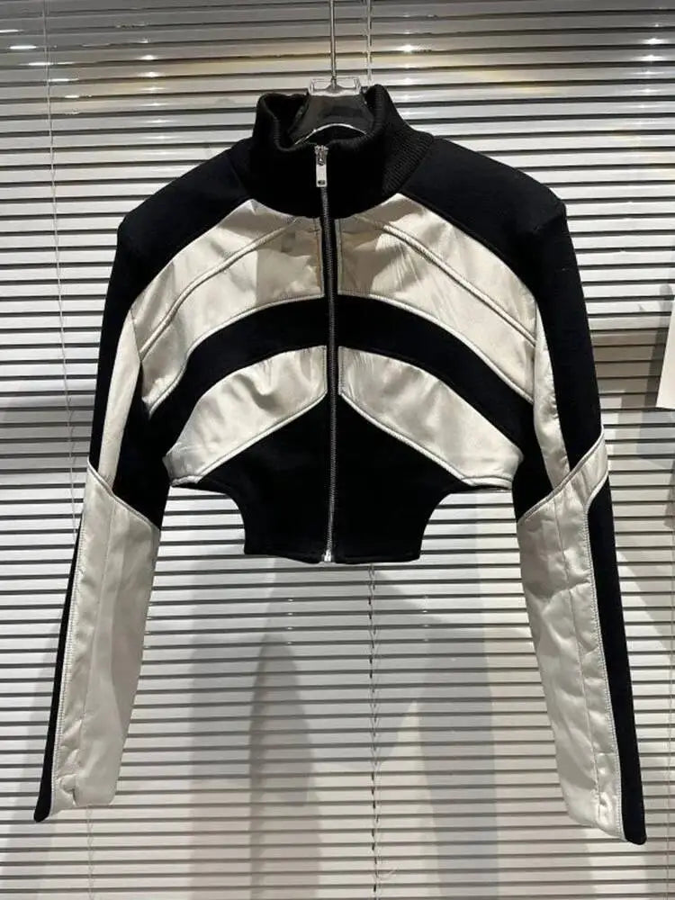 Black And White Contrast Jacket