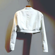 Cropped Motorcycle Jacket