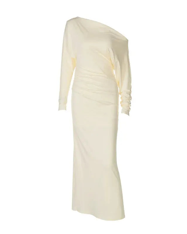 Off-Shoulder Maxi Dress