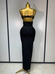 Black Bandage Maxi Dress