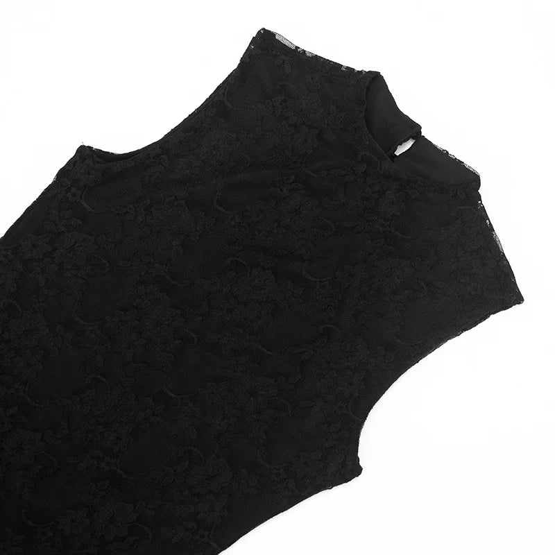 Lace Capri Jumpsuit