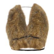 Fluffy Halter Crop Top