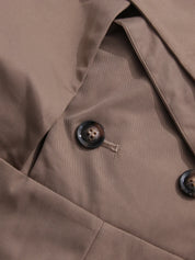 Khaki Trench Jumpsuit