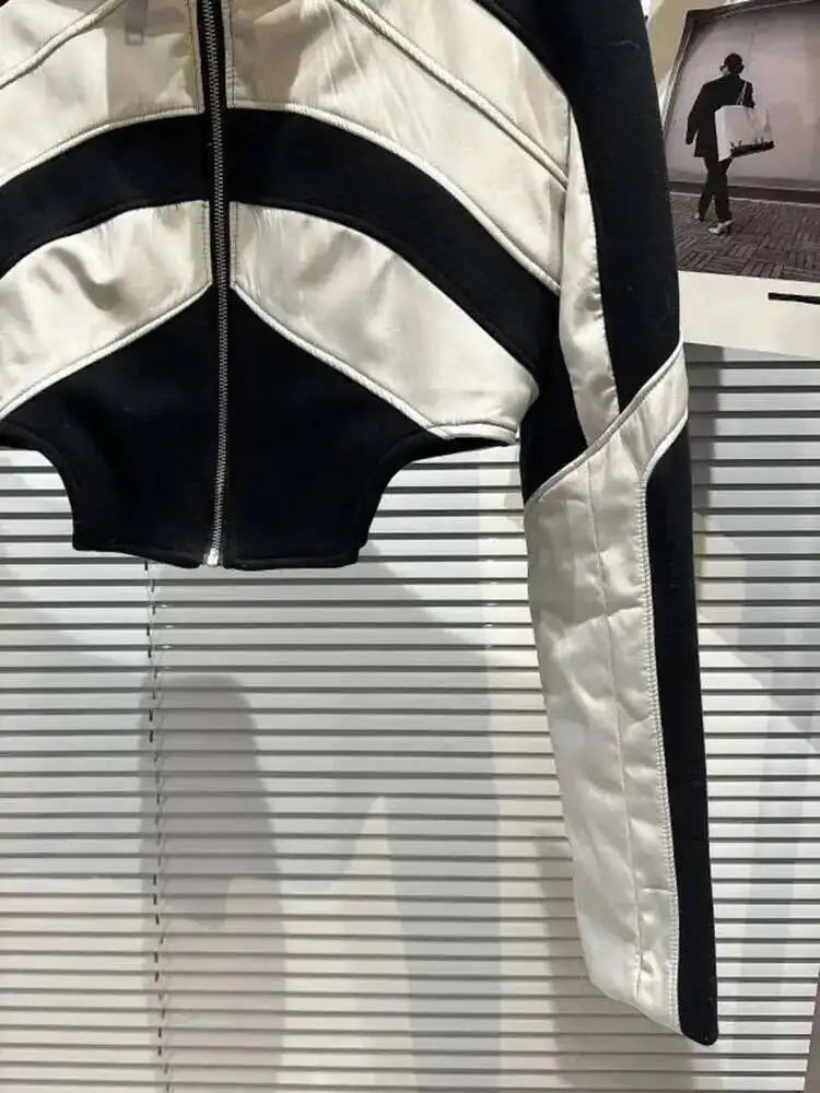 Black And White Contrast Jacket