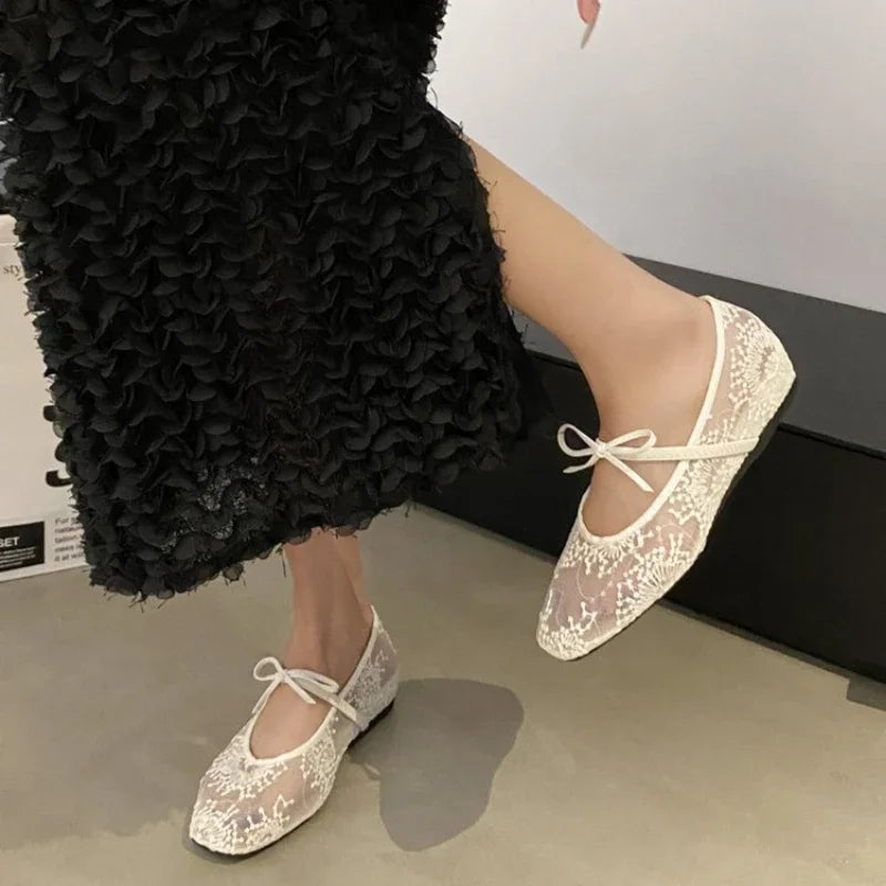 Lace Ballet Flats