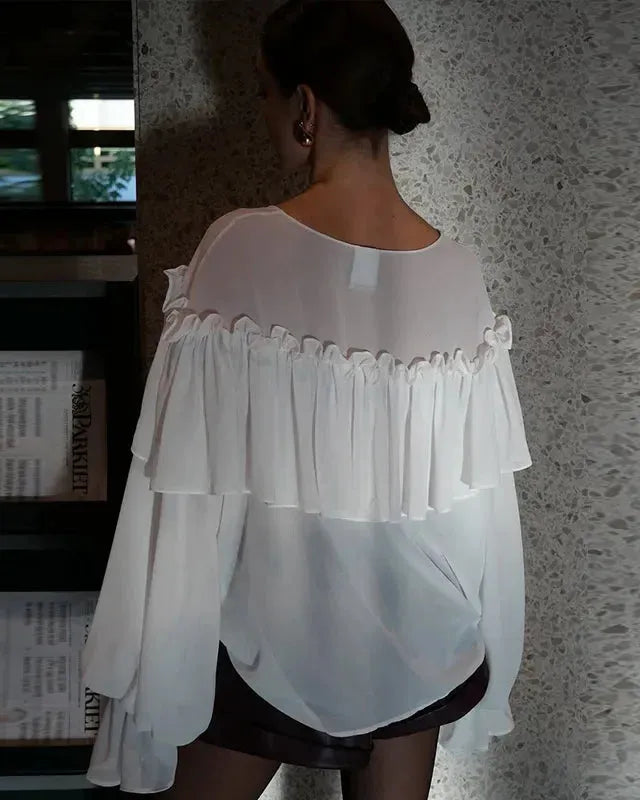 Charlotte Ruffle Blouse