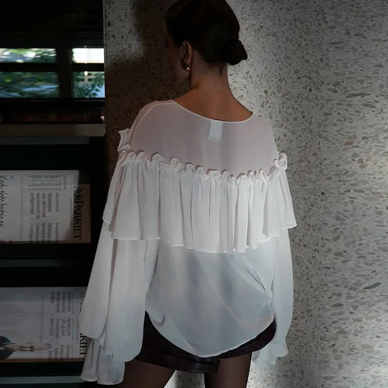 Charlotte Ruffle Blouse