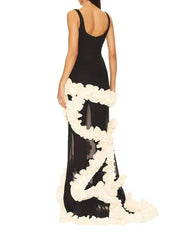 Contrast Mermaid Dress