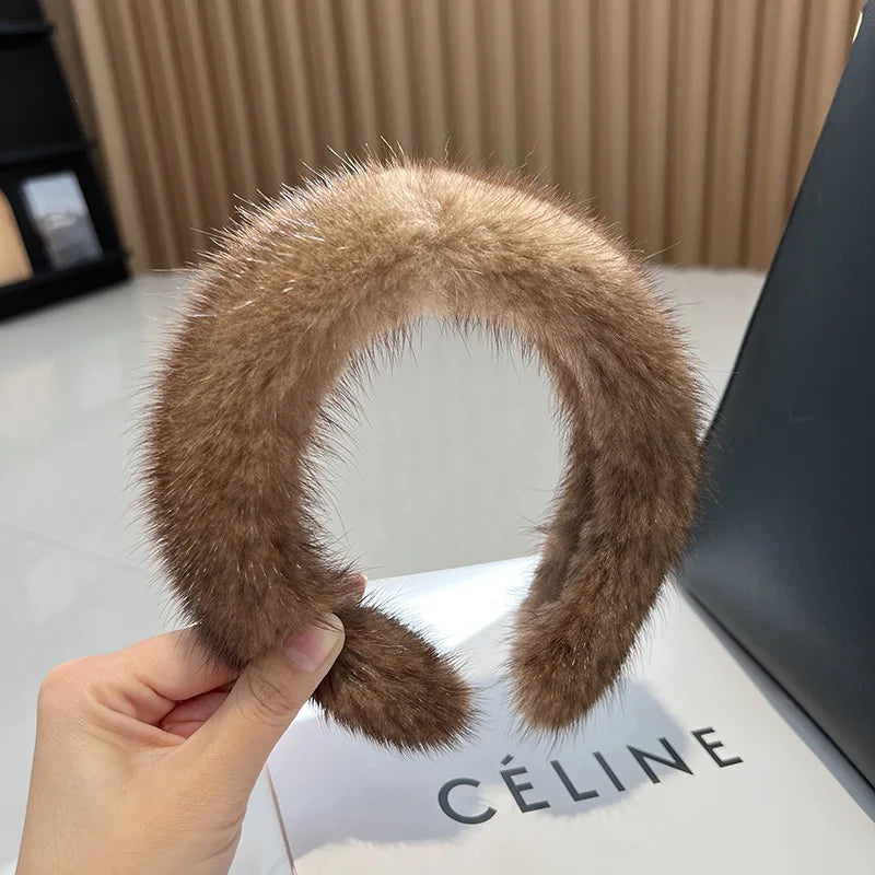 Luxury Mink Fur Headband