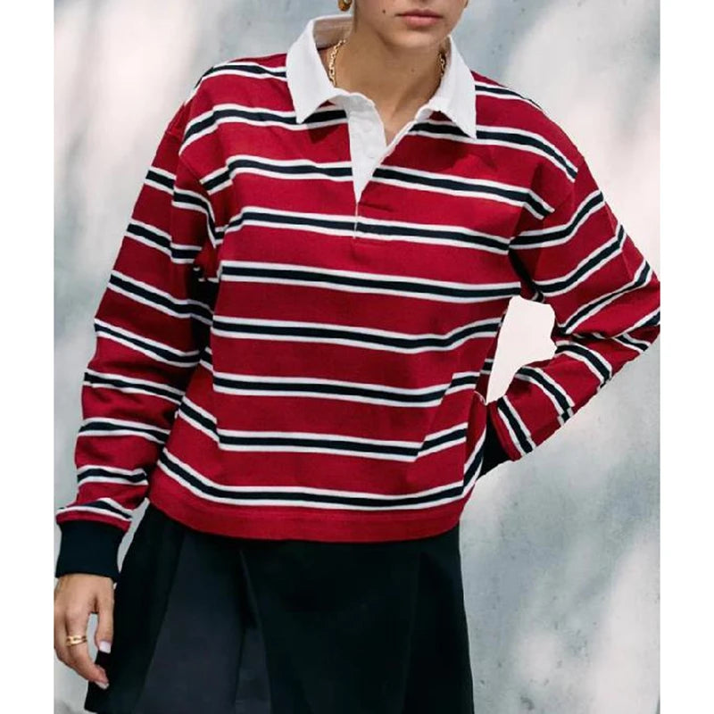 Vintage Stripe Rugby Top
