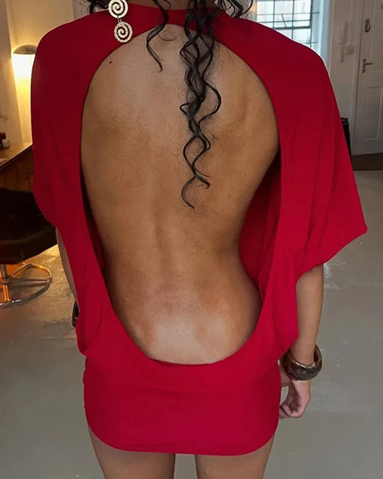 Backless Behavior Dress
