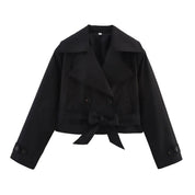 Cropped Trench Coat