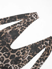 Leopard Print Capri Jumpsuit
