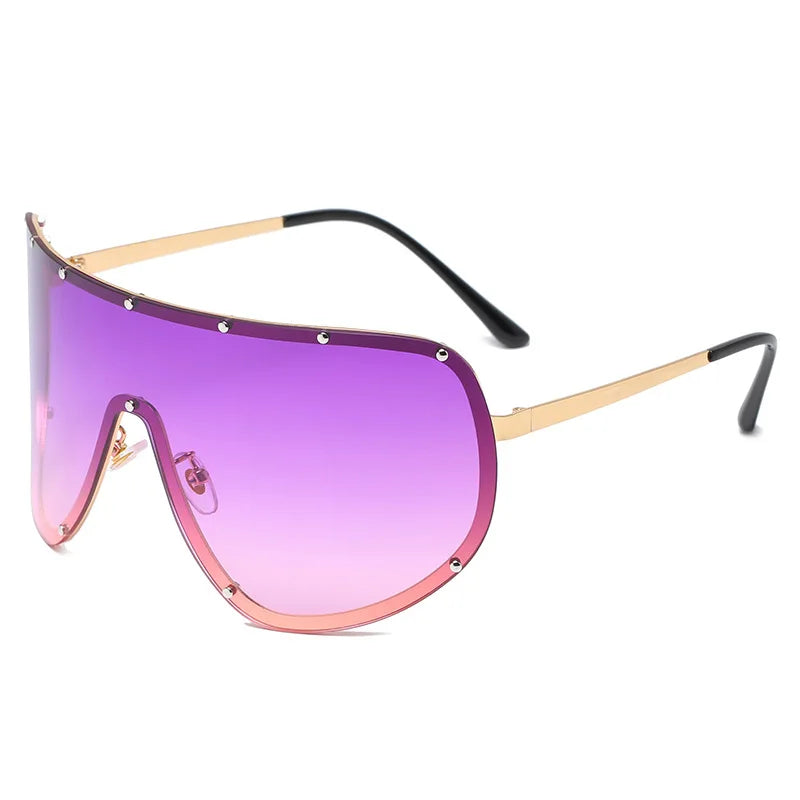 Oversized Shield Sunglasses