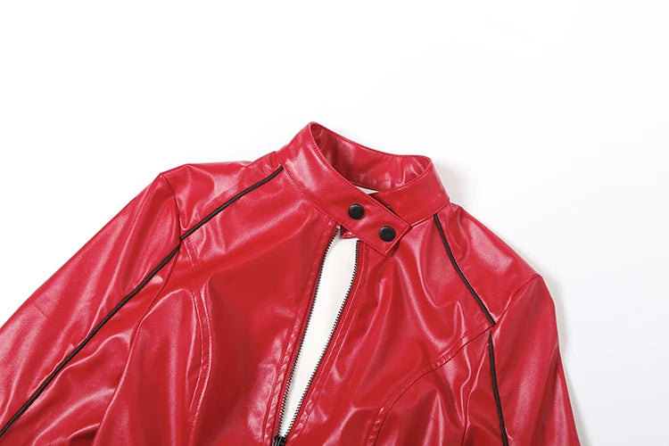 Rocker Faux Leather jacket