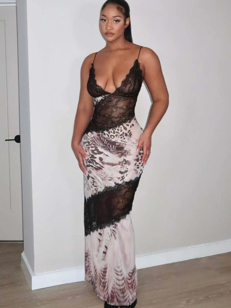 Crete Lace maxi Dress