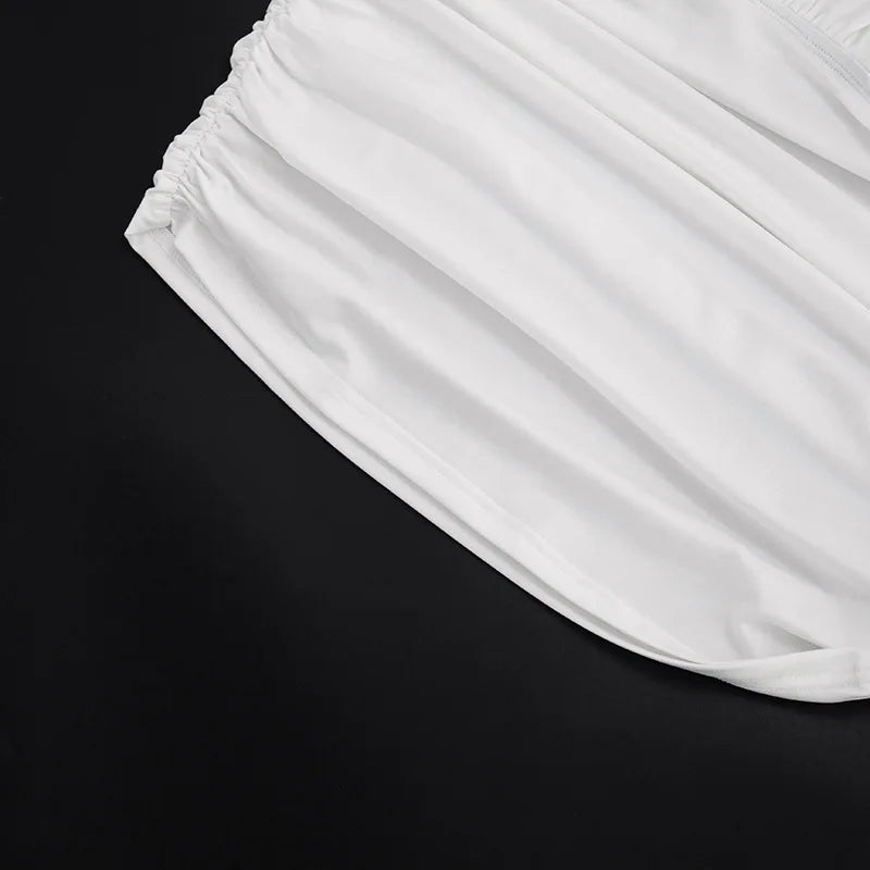 Deep V Wrap Dress