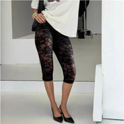 Black Lace Leggings