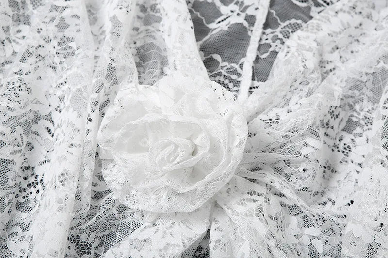 Lace Wrap Top