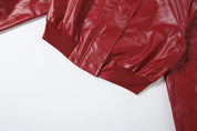 Rouge Faux Leather Set