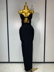 Black Bandage Maxi Dress