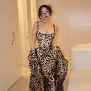 Leopard Print Maxi Dress