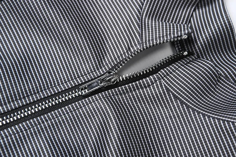 Pinstripe 2 Piece Skirt Set