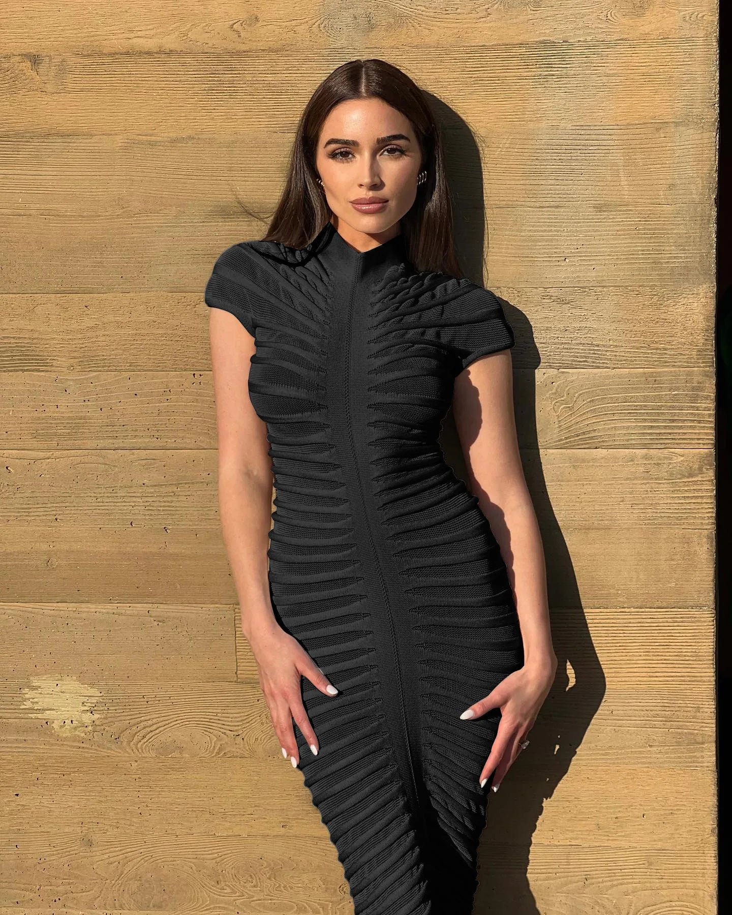 Panel Knit Dress