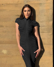 Panel Knit Dress