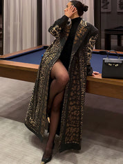 In The Wild Leopard Trench Coat