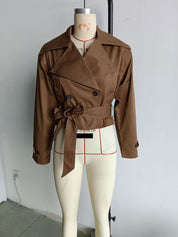 Cropped Trench Coat