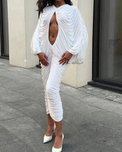 Heaven Sent Drapped Dress