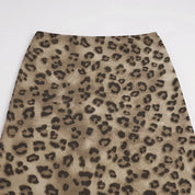 Leopard & Lace Midi Skirt