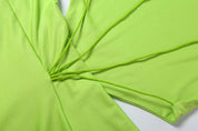 Monte Carlo Maxi Dress- Lime