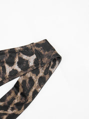 Leopard Print Capri Jumpsuit