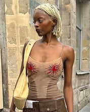 Red Sun Camisole Top