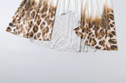 Leopard Tie Dye Halter Dress