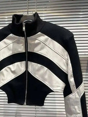 Black And White Contrast Jacket