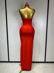 Halter Neck Bandage Dress
