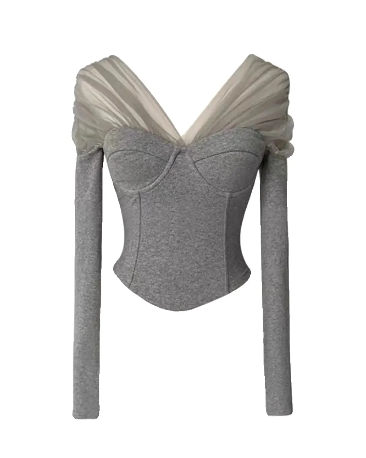 Heather Off Shoulder Top