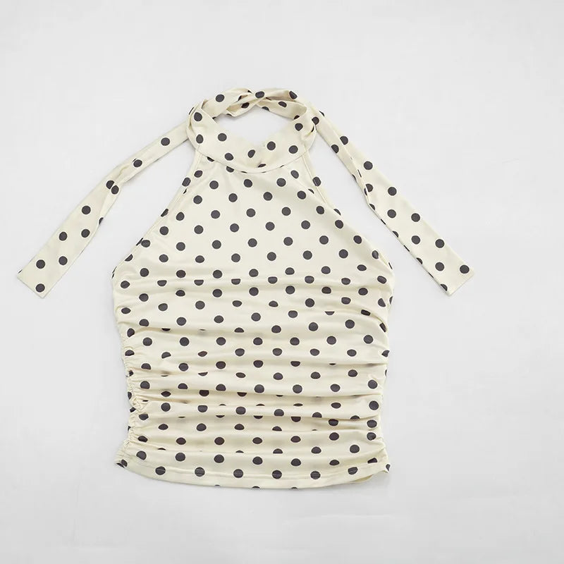 Polka Dot Capri Pants