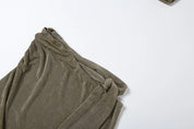 Olive Maxi Skirt Set