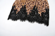 Lace Leopard Mini Dress