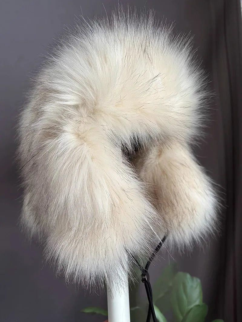 Faux Fur Bomber Hat