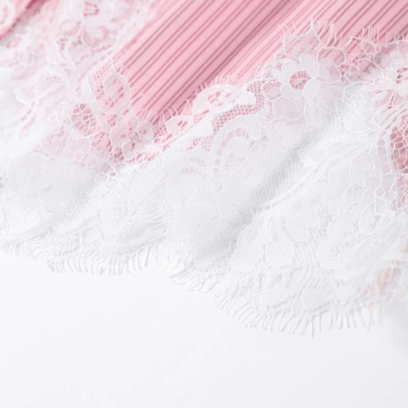 Lace Embroidered Short Set