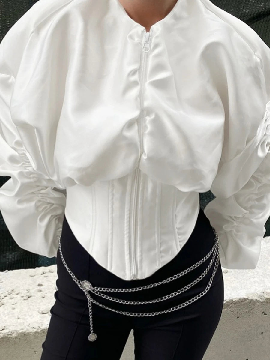 Angel Ruched Corset Top
